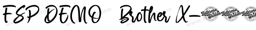 FSP DEMO   Brother X字体转换